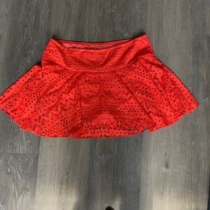 Bathing Suit Skirt Bottom L